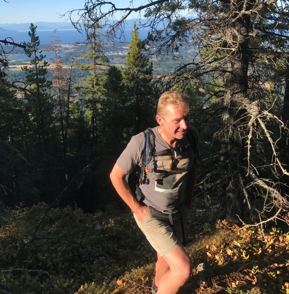 Jim Andersen hiking