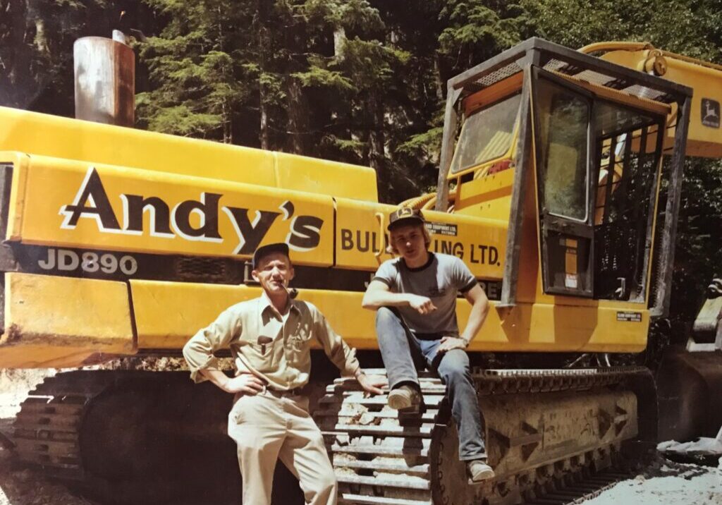 Jim and Dad 1976